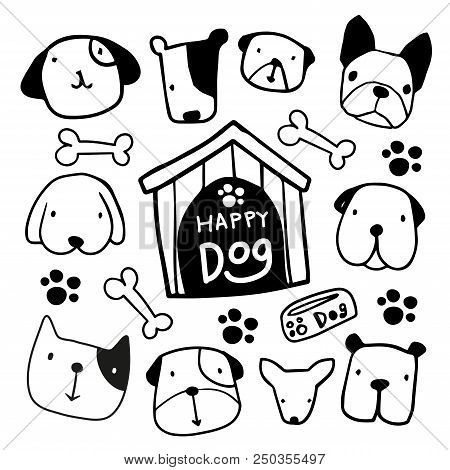 Dog Character Vector Design, Animals Vector Collection Design
