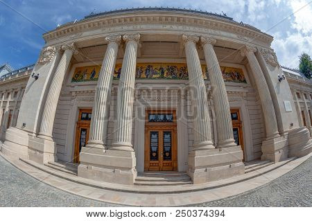 Bucharest, Romania - July 17, 2018: The Romanian Orthodox Patriarchal Cathedral Located On Patriarch