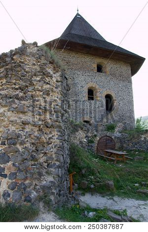 Ruins Of Somoska Castle In Slovakia, Europe