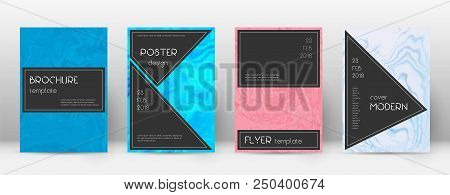 Abstract Cover. Ecstatic Design Template. Suminagashi Marble Black Poster. Ecstatic Trendy Abstract 