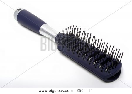Blue Hairbrush
