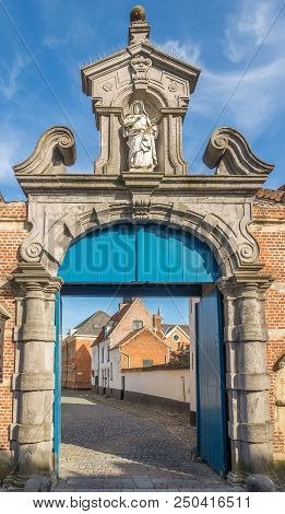 Gate To Closter Of Beguinages In Lier, Belgium