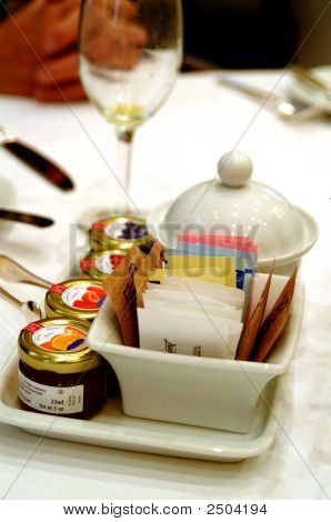 Marmeladen und Zucker