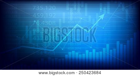 Business Candle Stick Graph Chart Of Stock Market Investment Trading . Bullish Point, Trend Of Graph