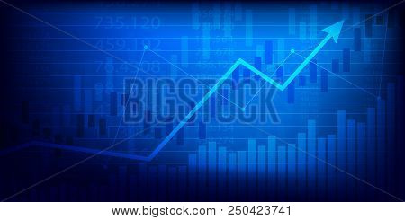 Business Candle Stick Graph Chart Of Stock Market Investment Trading . Bullish Point, Trend Of Graph