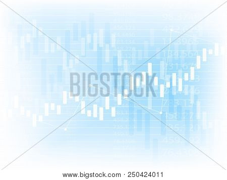 Business Candle Stick Graph Chart Of Stock Market Investment Trading . Bullish Point, Trend Of Graph