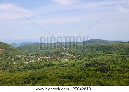 View Of Somoska Castle In Slovakia, Europe