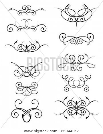 vetor de elementos de design