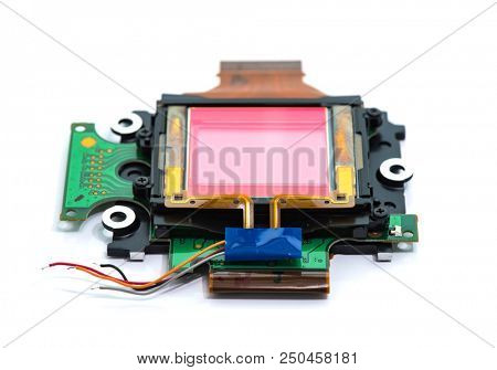 CCD sensors from the modern mass compact digital camera Isolated