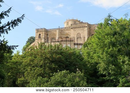 Grignan, France - July 16, 2018: Photography Showing The Castle Of Grignan. The Photography Was Take