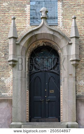 Oslo Cathedral or The Domkirken church, main church for Church of Norway. June 17,2018. Oslo,Norway