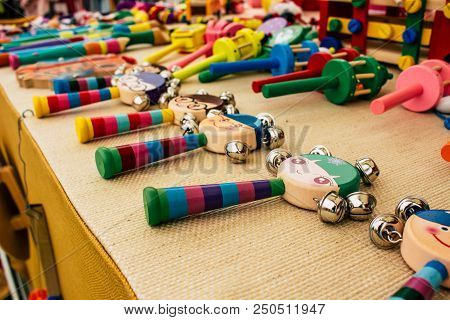 Kids Toys. The Xviii International Artesania Show: Located In The Antonio Banderas Square Of Puerto 