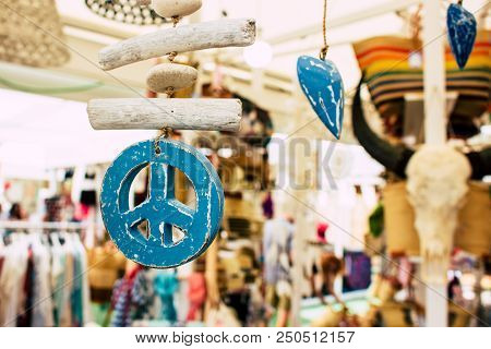 Furin. Windmill Bell. The Xviii International Artesania Show: Located In The Antonio Banderas Square