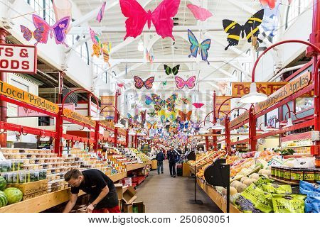Saint John, New Brunswick: September 15, 2014: Saint John Is The Only City On The Bay Of Fundy And T
