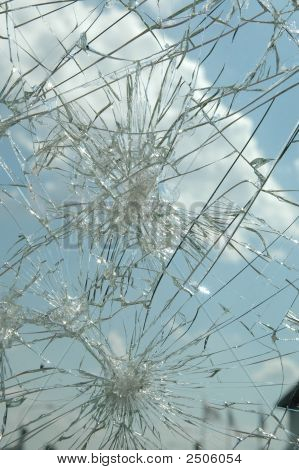 Glasskår
