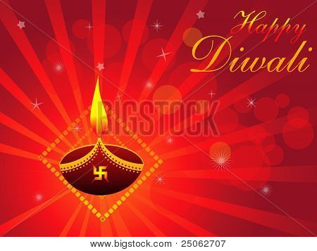 Abstrakti Deepawali tausta