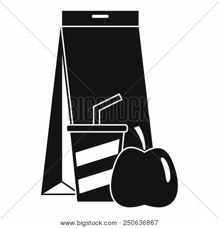 Lunch Pack Icon. Simple Illustration Of Lunch Pack Vector Icon For Web Design Isolated On White Back
