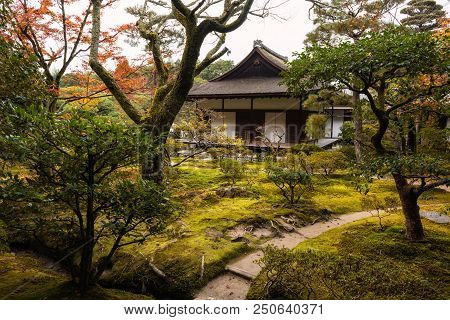 Ginkakuji Temple In Autumn, Kyoto