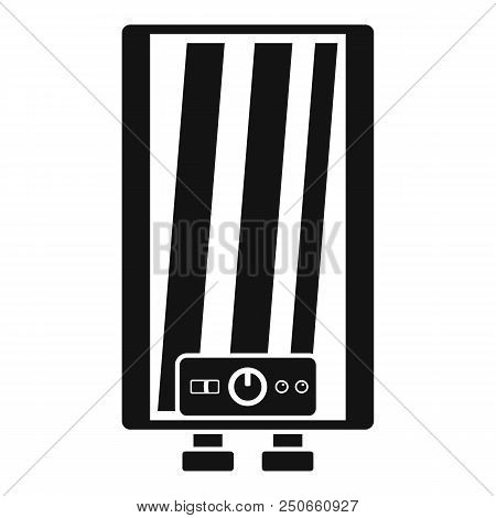 Steam Boiler Icon. Simple Illustration Of Steam Boiler Vector Icon For Web Design Isolated On White 