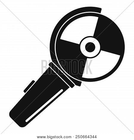 Angle Grinder Icon. Simple Illustration Of Angle Grinder Vector Icon For Web Design Isolated On Whit