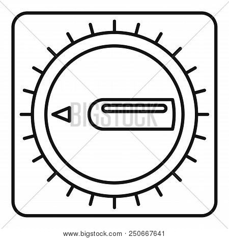 Timer Clock Icon. Outline Illustration Of Timer Clock Vector Icon For Web Design Isolated On White B