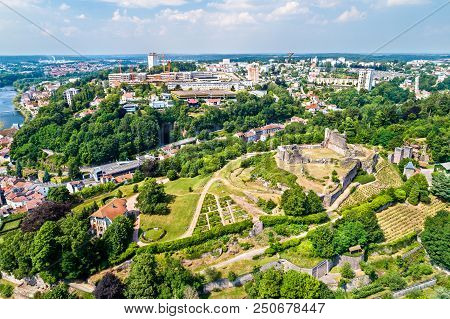 Aerial View Of Epinal Castle In The Vosges Department Of France