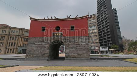 Taipei city, Taiwan, 27 May 2018:- Taipei city norther gate