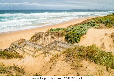 Woolamai Beach In Phillip Island Nature Park In Australia
