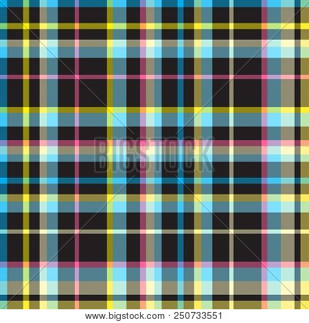 Seamless Background. Checkered Pattern. Geometric Backdrop. Tile Texture. Doodle For Design. Print F