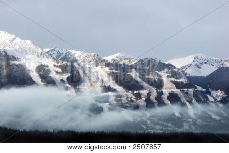 Kayak Hill, bulutlar tehdit Panoraması