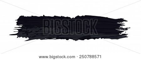Smear Of A Brush. Vector Illustration. Imitation Sloppy Brushstroke