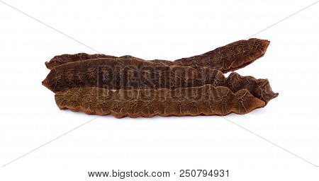 Soap Bobs, Acacia Concinna On White Background