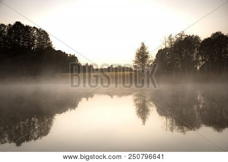 Sunrise On The Kaitra Lake