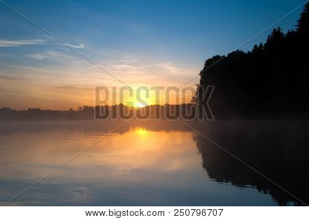 Sunrise On The Kaitra Lake
