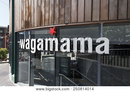Birmingham, Uk: June 29, 2018: Wagamama Japanese Style Restaurant At The Bullring Shopping Centre - 