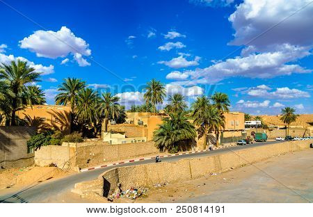 View Of Ghardaia, A City In The Mzab Valley. A Unesco World Heritage Site In Algeria