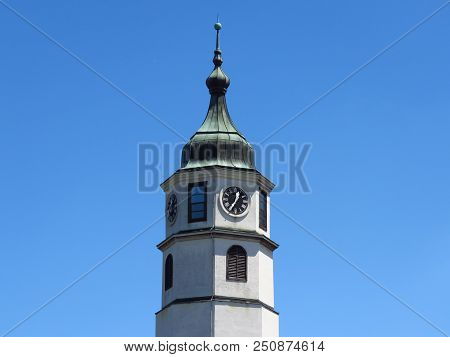 Sahat Tower In Kalemegdan Fortress In Belgrade, Serbia