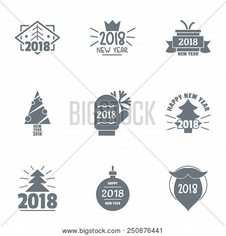 Annum Logo Set. Simple Set Of 9 Annum Vector Logo For Web Isolated On White Background