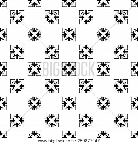 Full Screen And Exit Full Screen Arrows Icon In Simple Style Isolated On White Background