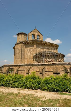 The Hermitage Of Santa Maria De Eunate On The Road To Santiago