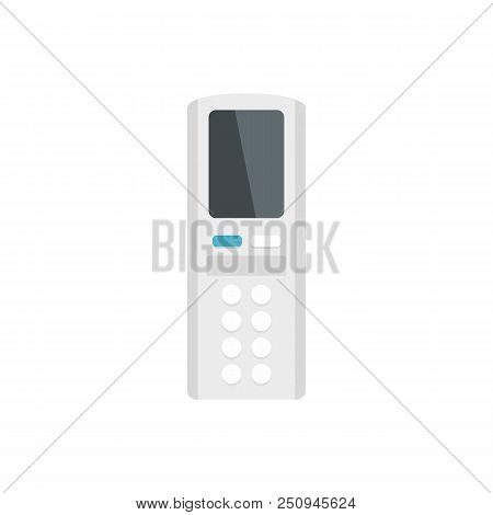 Remote Control Conditioner Icon. Flat Illustration Of Remote Control Conditioner Vector Icon For Web