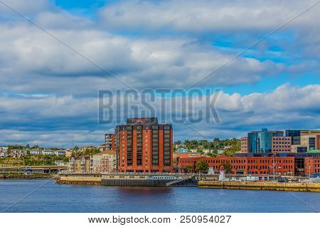 Saint John, New Brunswick: September 15, 2014: Saint John Is Now Depending On Tourism, Having Over 1
