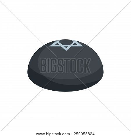 Kipa Hat Icon. Flat Illustration Of Kipa Hat Vector Icon For Web Isolated On White