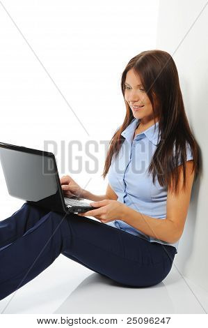 Porträt einer happy young Business-Frau