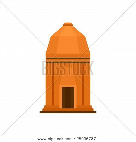 Asian Temple Icon. Flat Illustration Of Asian Temple Vector Icon For Web Isolated On White