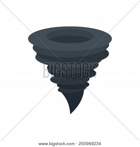 Storm Hurricane Icon. Flat Illustration Of Storm Hurricane Vector Icon For Web Isolated On White