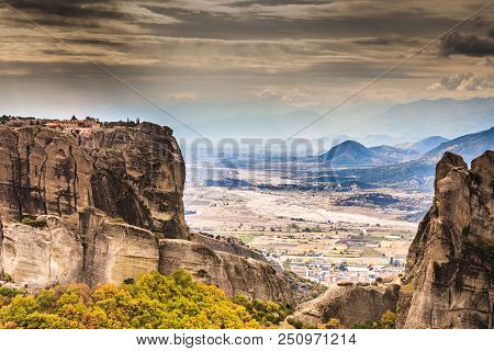 Monastery Of The Holy Trinity I In Meteora, Greece