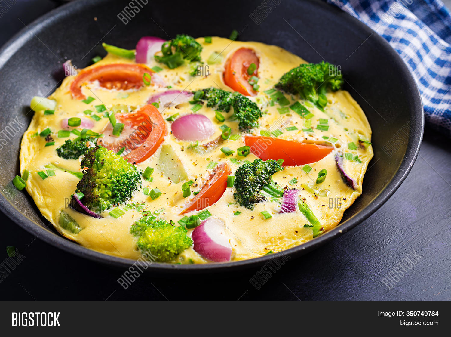 Omelette Broccoli, Image & Photo (Free Trial) Bigstock