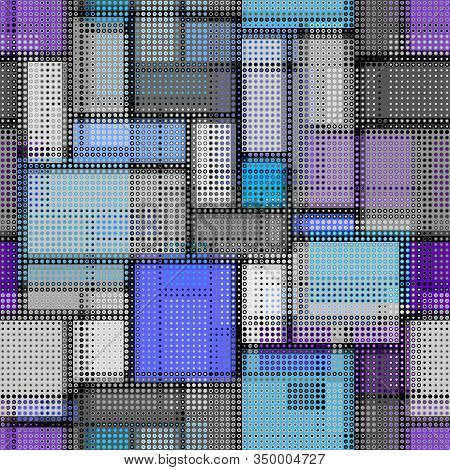 Geometric Abstract Pattern In Low Poly Style.