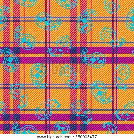 Geometric Abstract Pattern In Low Poly Style.